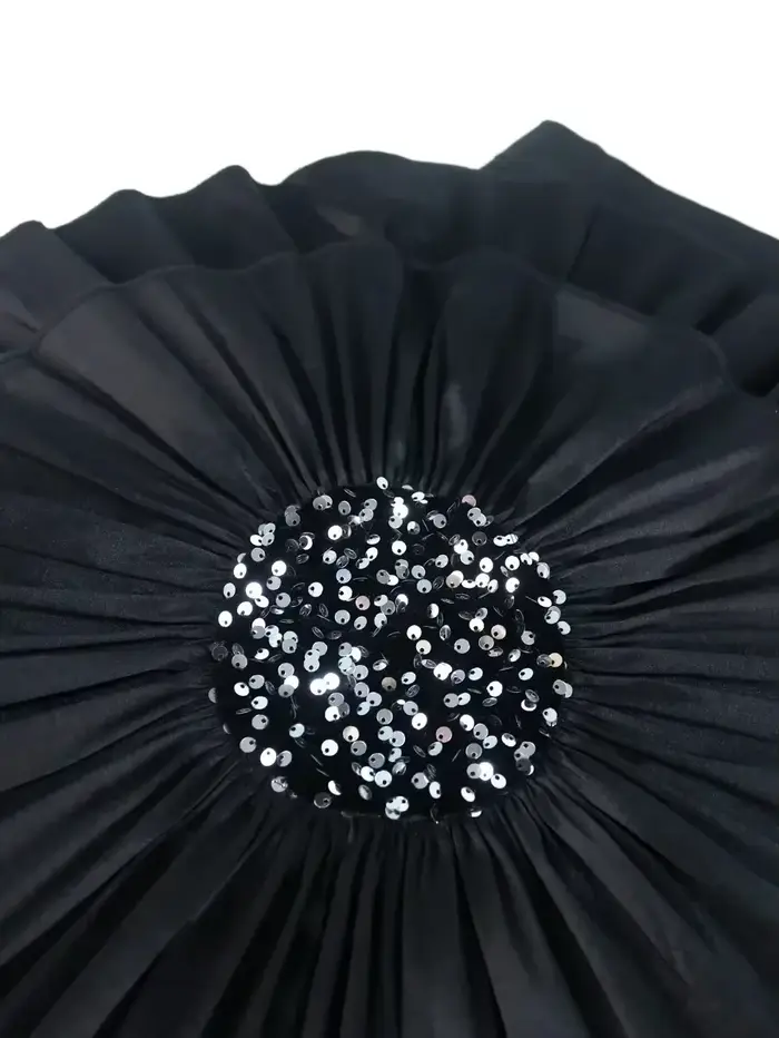 Jupes Empire personnalisées rouge droite fleur Appliques brillant haute rue soirée Cocktail paquet hanche jupe Midi pour les femmes