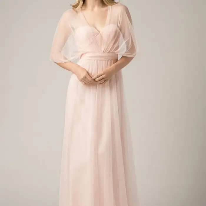Robes de mariée simples roses
