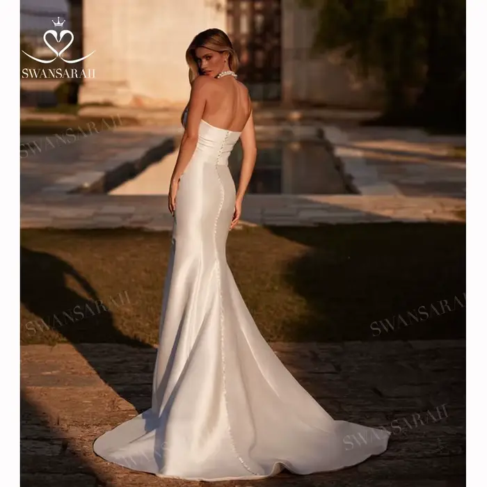 Robe De mariée Simple sans manches