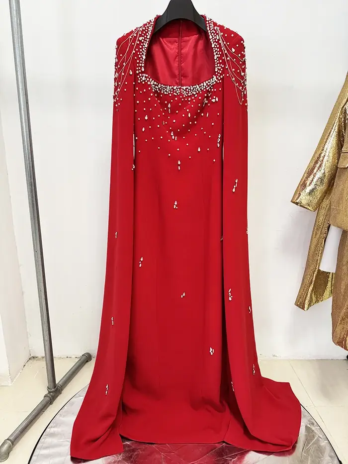 HIGH STREET Nouveauté 2026 Robe longue maxi de créateur pour femme