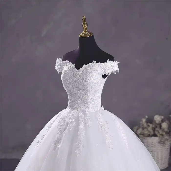 Ashley Gloria-Robe de mariée blanche pure