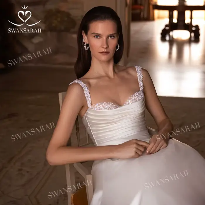 Robe De mariée sans manches