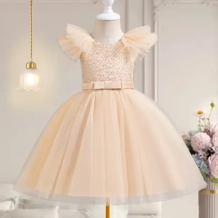 Robe de demoiselle d'honneur pour petites filles