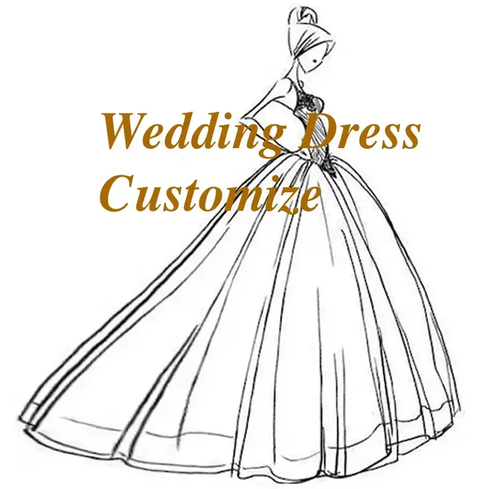 Robes de mariée en mousseline de soie personnalisées pour femmes