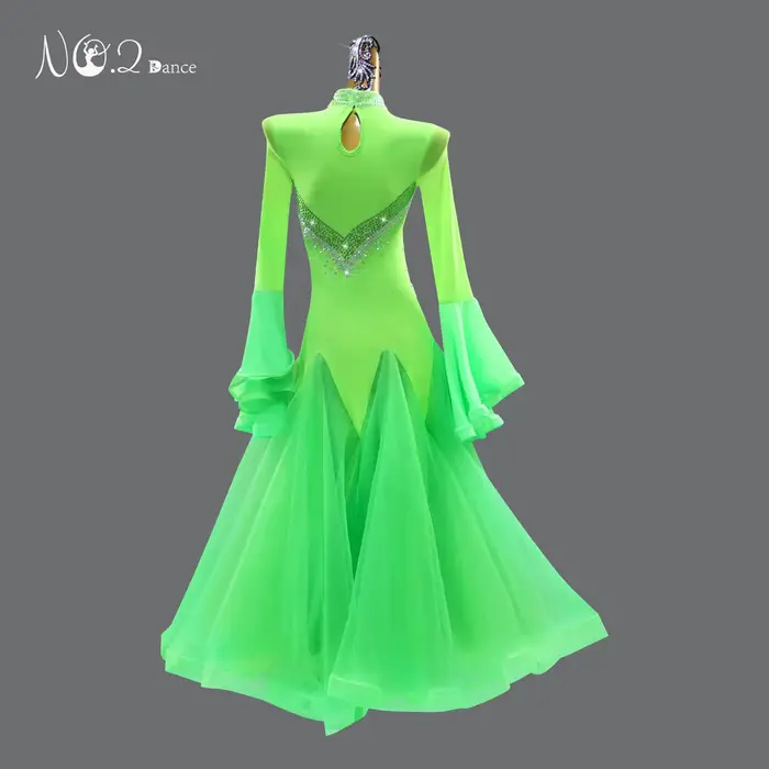 Robe de danse moderne pour femme, tenue de compétition de valse, vêtements d'entraînement de danse de salon pour filles, costume de scène, tenues de soirée, robe longue de bal