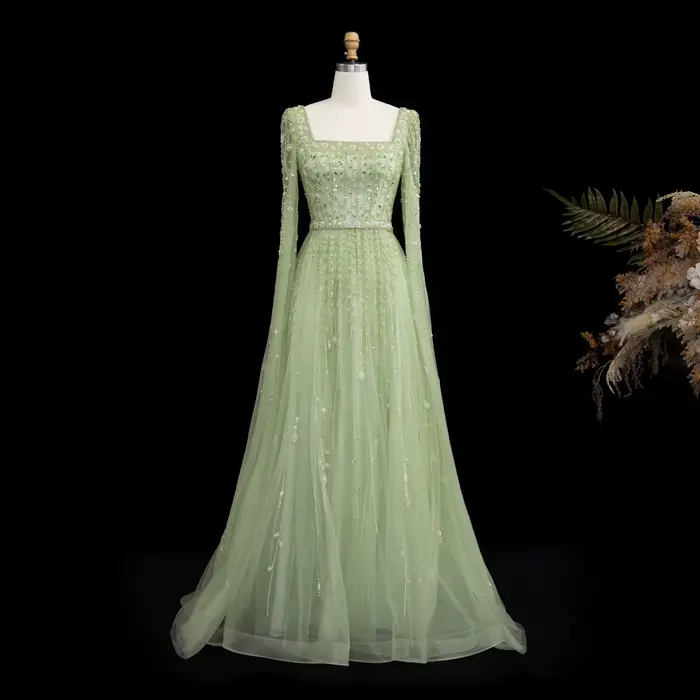 Robe de soirée de luxe rose Sharon Said pour femme