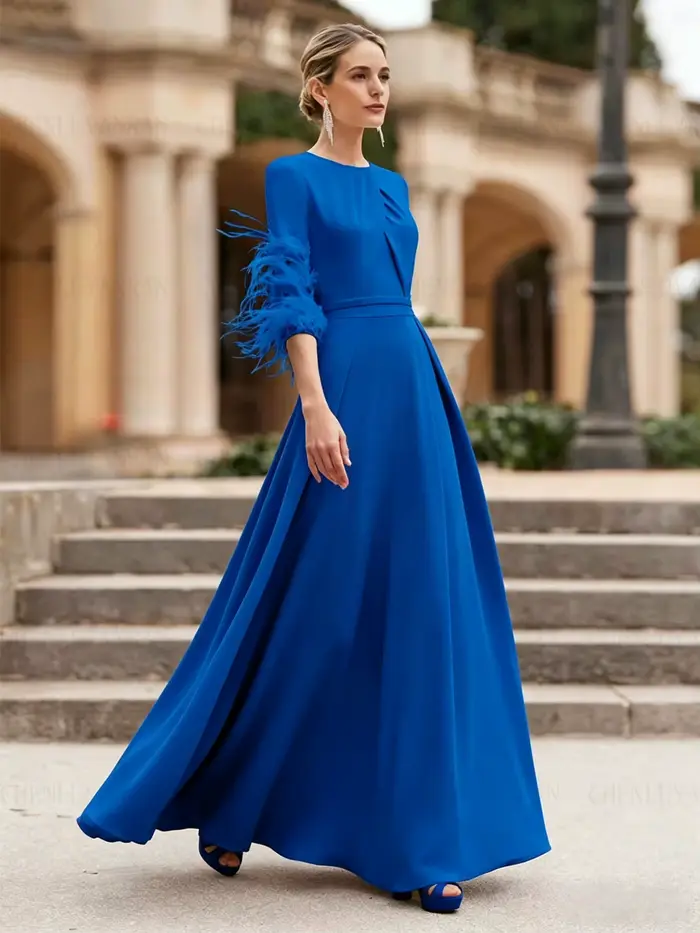 Robes de mère de la mariée simples personnalisées pour femmes