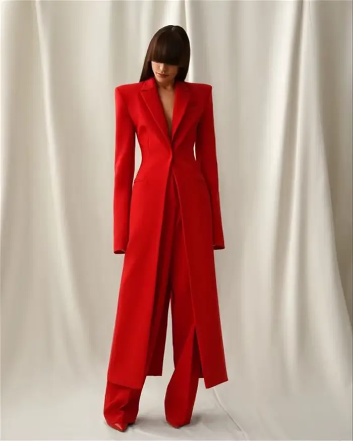 Ensemble 2 pièces formel de designer pour femme