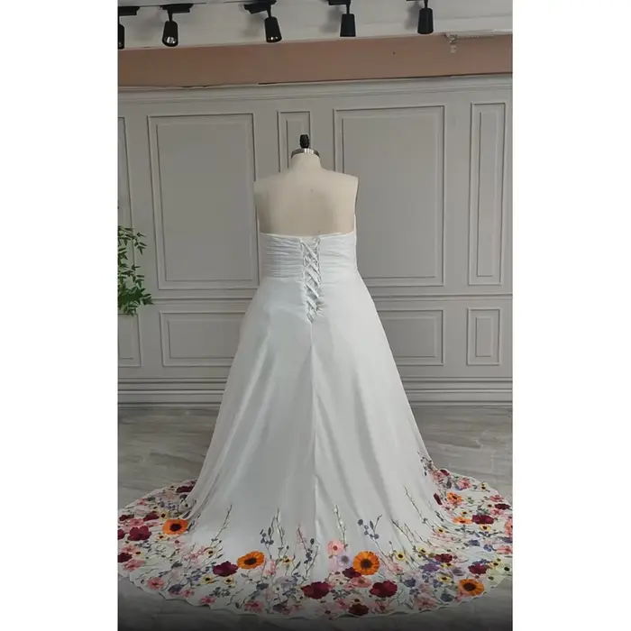 Robe de mariée grande taille personnalisée