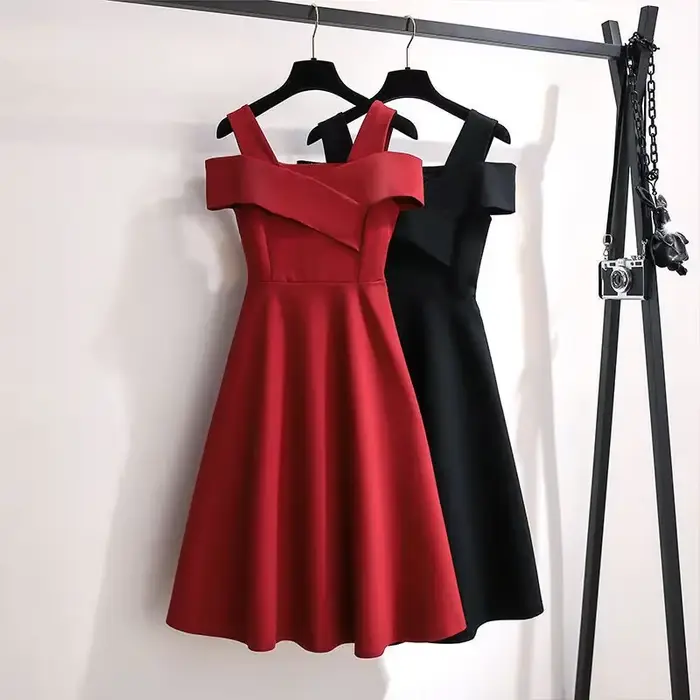Robe élégante amincissante pour femmes de grande taille style formel et décontracté été couleur bleu rose rouge noir disponibles en plusieurs tailles pour occasions spéciales