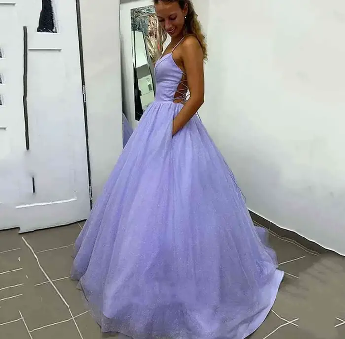 Aileen-Robe de Soirée Longue pour Femme