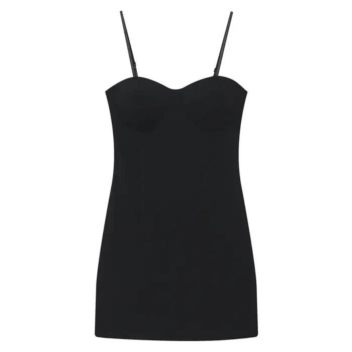 Robe noire moulante pour femme