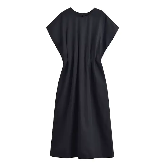 Robe longue femme SAW, design amincissant décontracté