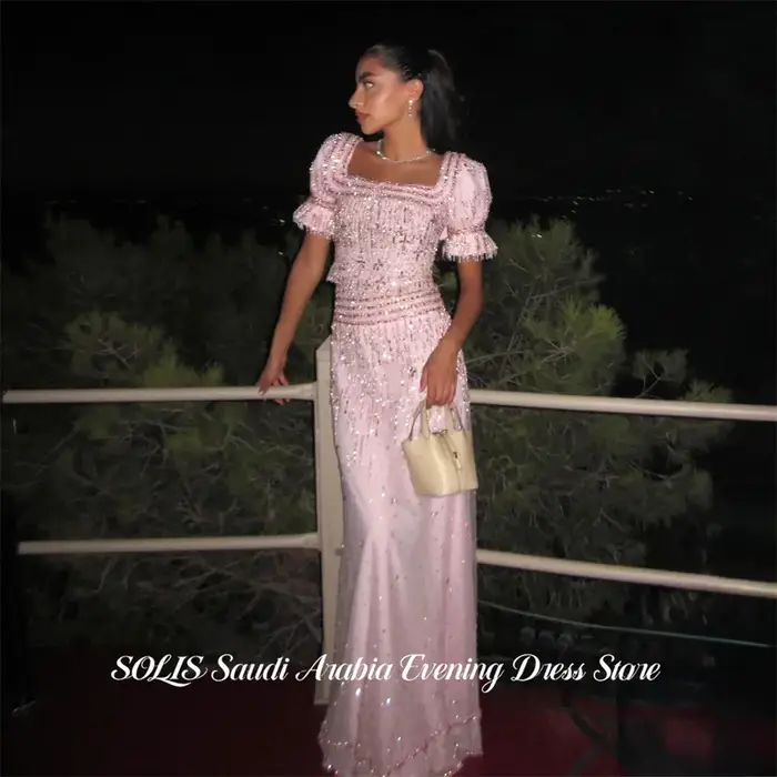 Robes de bal roses SOLIS