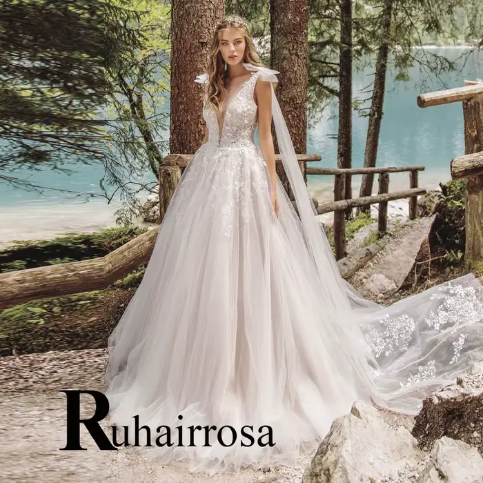 Ruhair – Robe De mariée De conte De fées pour femmes