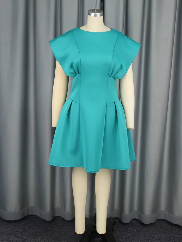 Robe fourreau à col rond pour femme