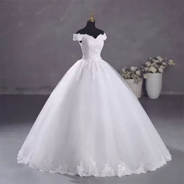 Ashley Gloria-Robe de mariée blanche pure