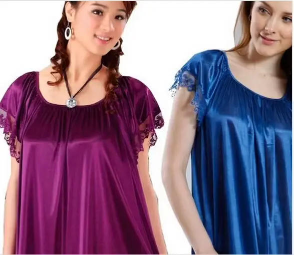 Chemise de nuit décontractée pour femmes