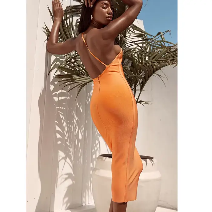 Robe à bandes pour femmes