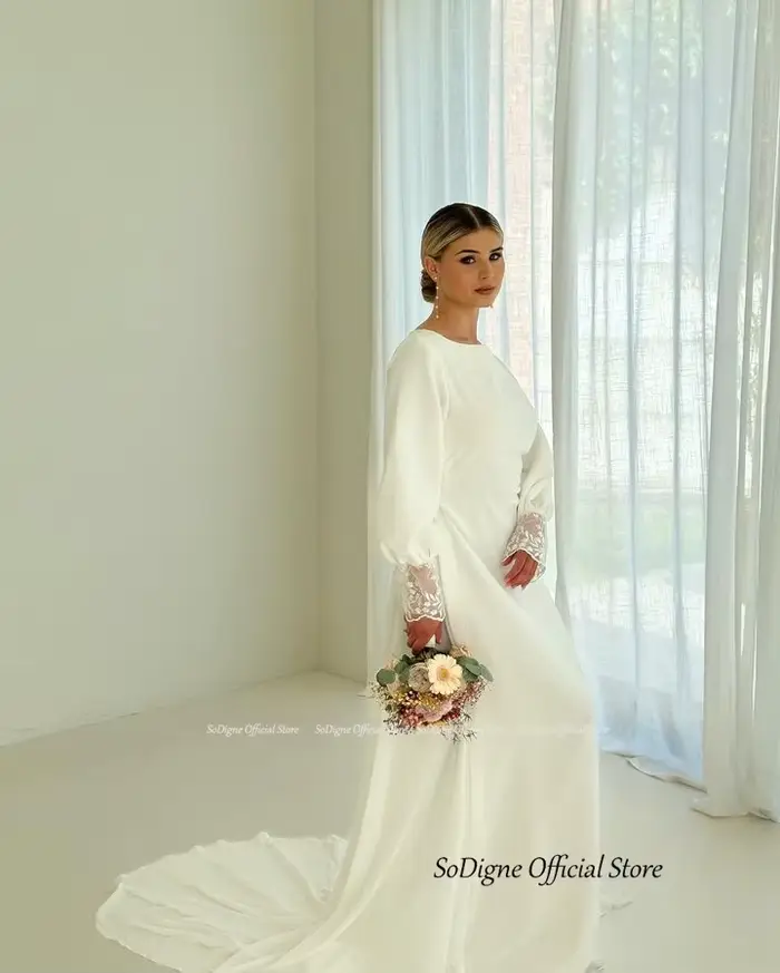 Robes de mariée musulmanes simples