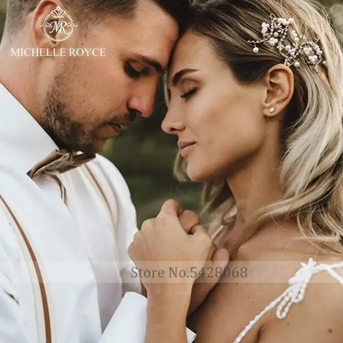 Michelle Royce-Robes de mariée chérie A-ligne