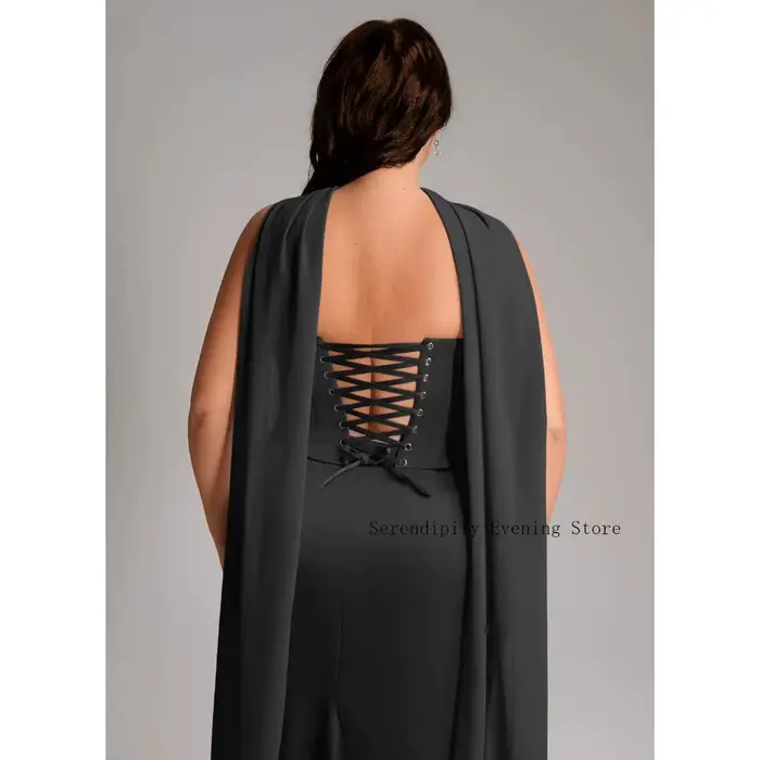 Robes de soirée personnalisées pour mère de la mariée 2026 avec écharpe
