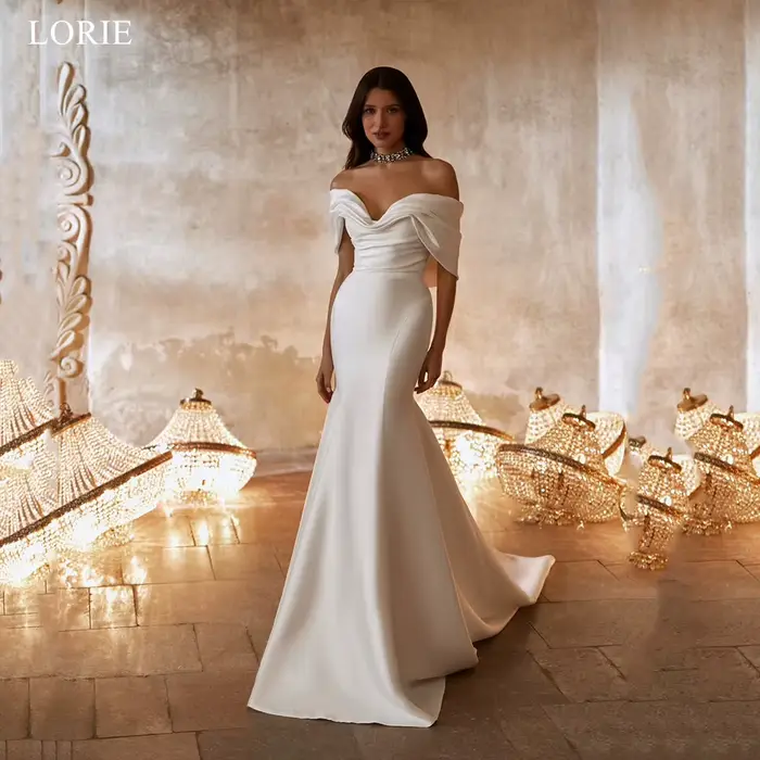 LORIE – robes de mariée élégantes en satin