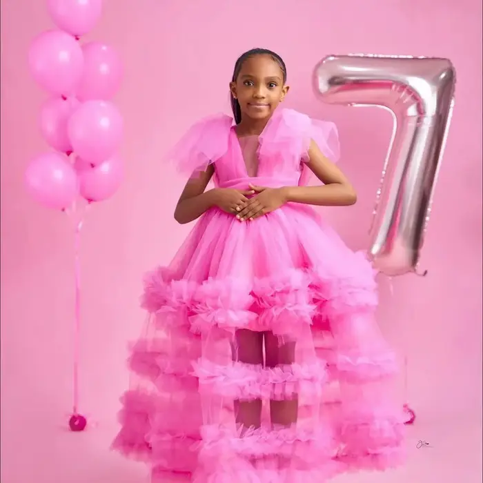 Robes de demoiselle d'honneur roses pour mariage