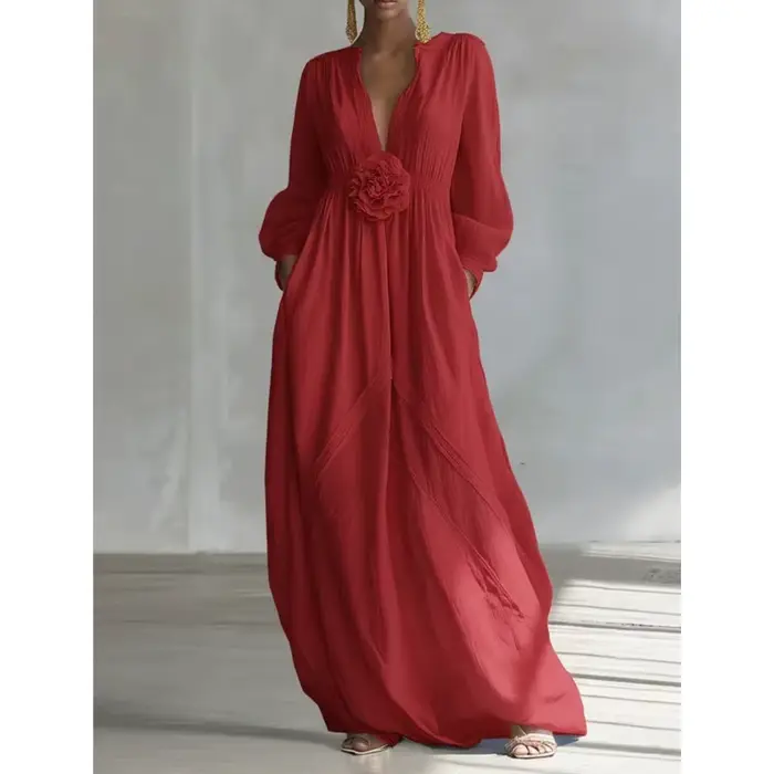 Robe longue bohème pour femme