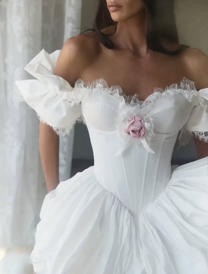 Robes de mariée longues blanches de rêve