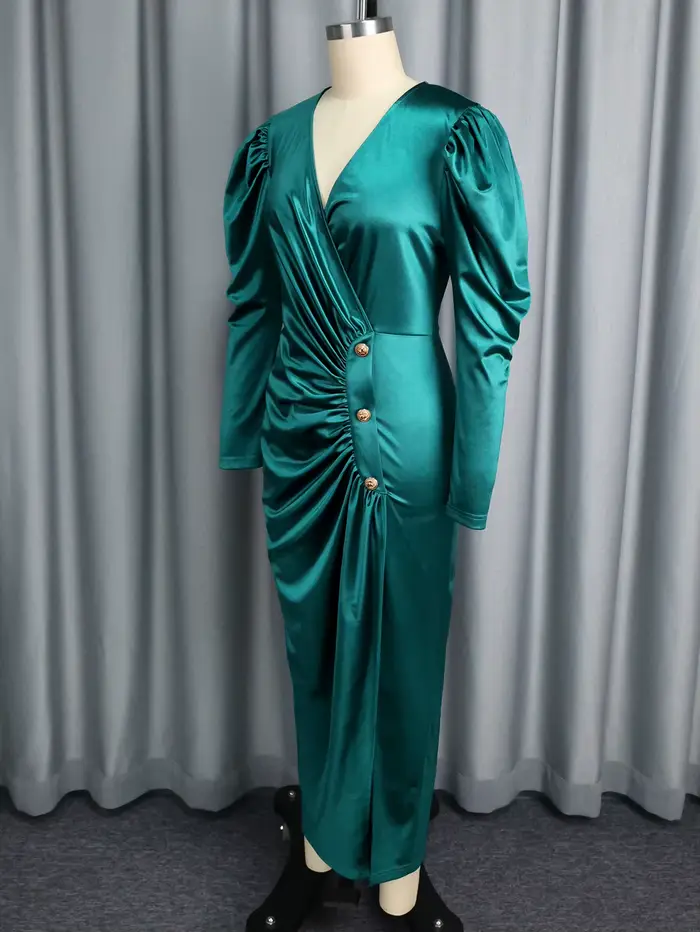 Robe longue en Satin pour femmes