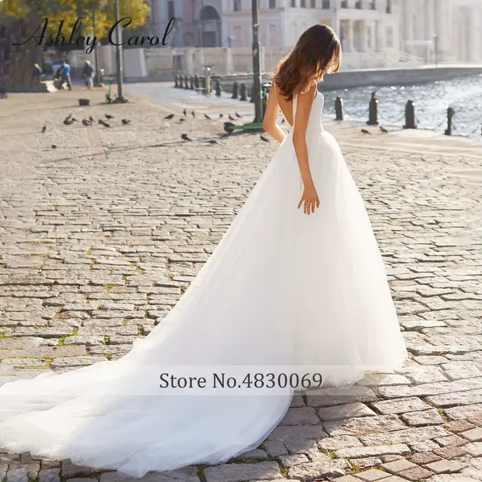 Ashley Carol-Robe de mariée en tulle
