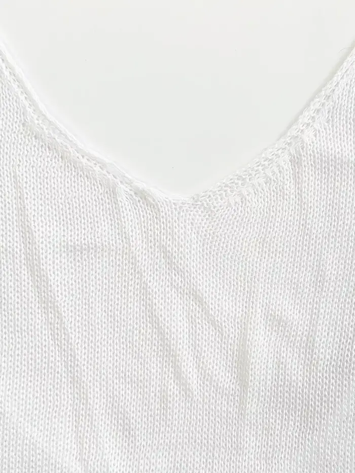 Robe longue en tricot pour les vacances d'été