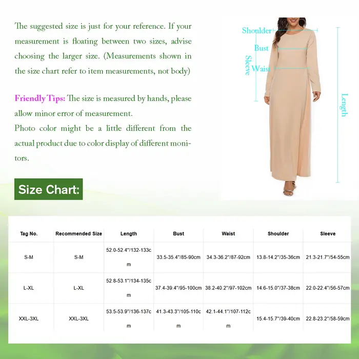 Robe abaya en coton polyester pour femmes élégante et confortable pour prière et occasions spéciales