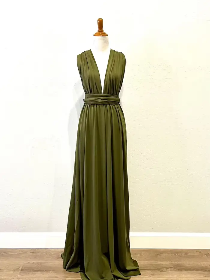 Robe de demoiselle d'honneur bleu Royal
