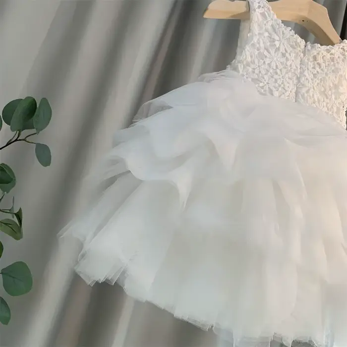 Robe de soirée en dentelle pour filles