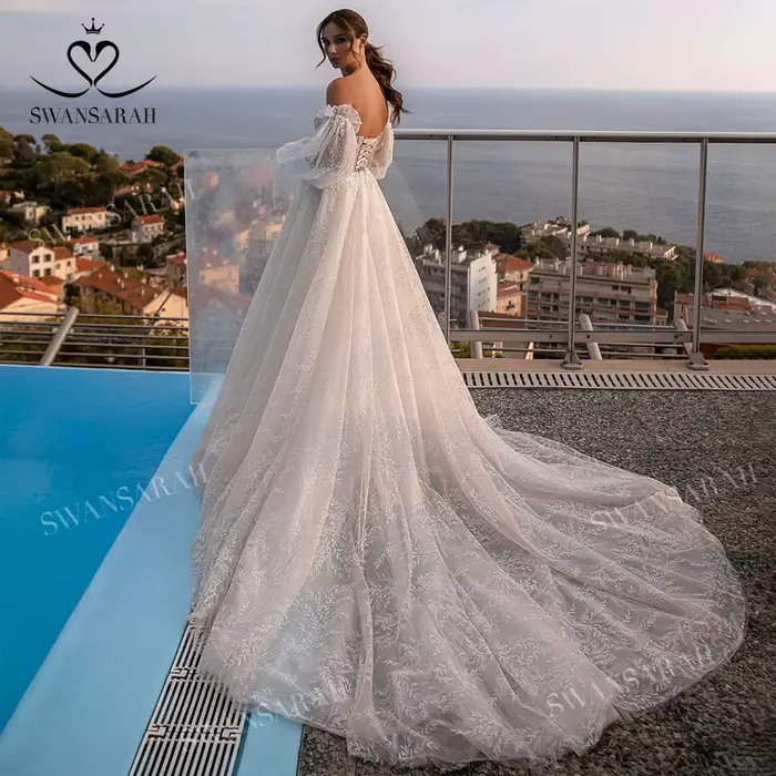 Robe de mariée brillante Sweetheart 2026