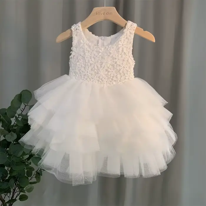 Robe de soirée en dentelle pour filles