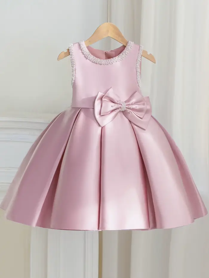 Robes de soirée pour filles, sans manches, verte, style princesse, adaptée au mariage, à fleurs, à f