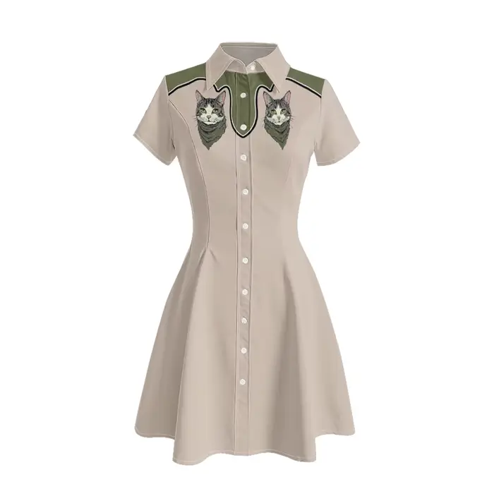 Robe occidentale bohème pour femmes, robe longue en coton Orange avec boutons sur le devant, Vintage