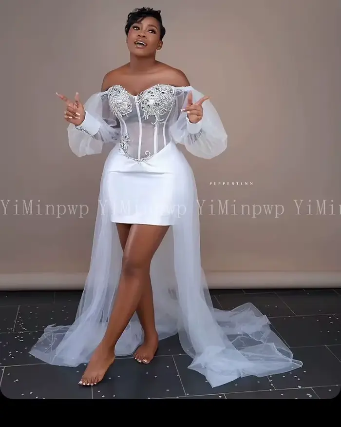 Robes de mariée blanches pour mariée