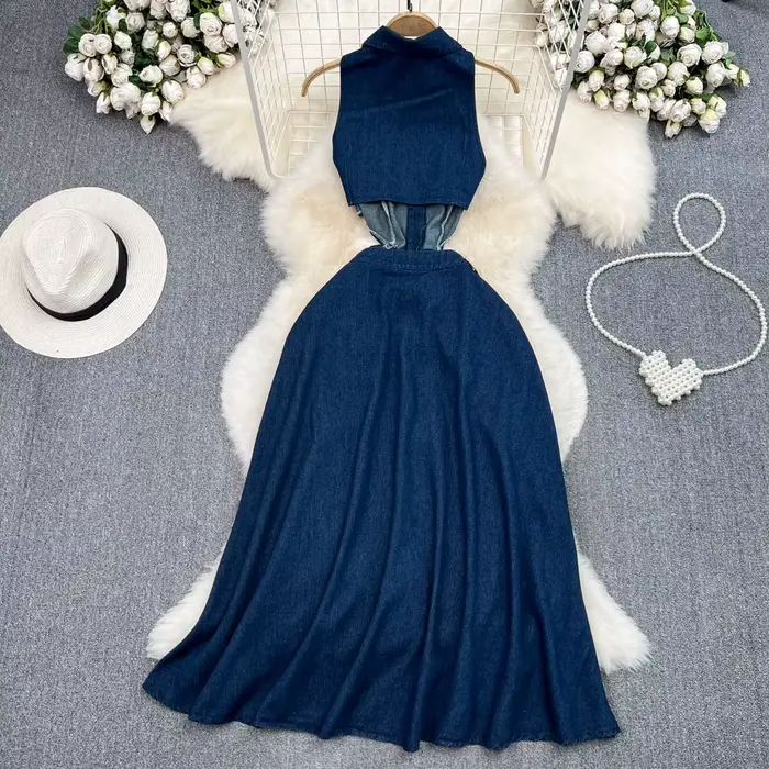 Robe en jean pour femmes