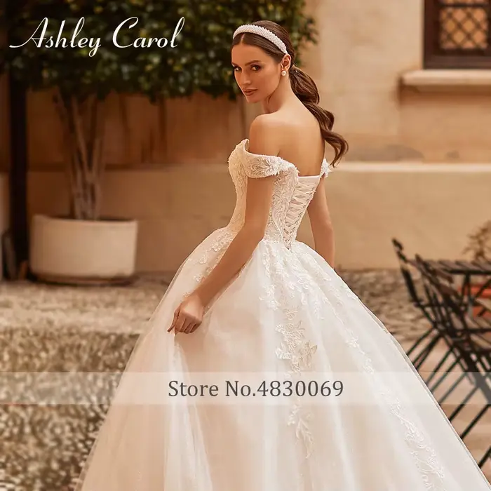 Ashley Carol princesse Robe De mariée