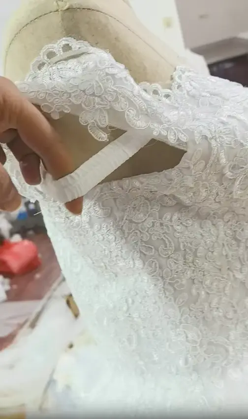 Robe de mariée blanche européenne