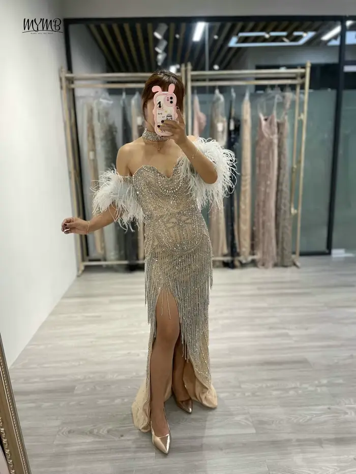 Robe de Soirée de Forme Sirène pour Événement Spécial