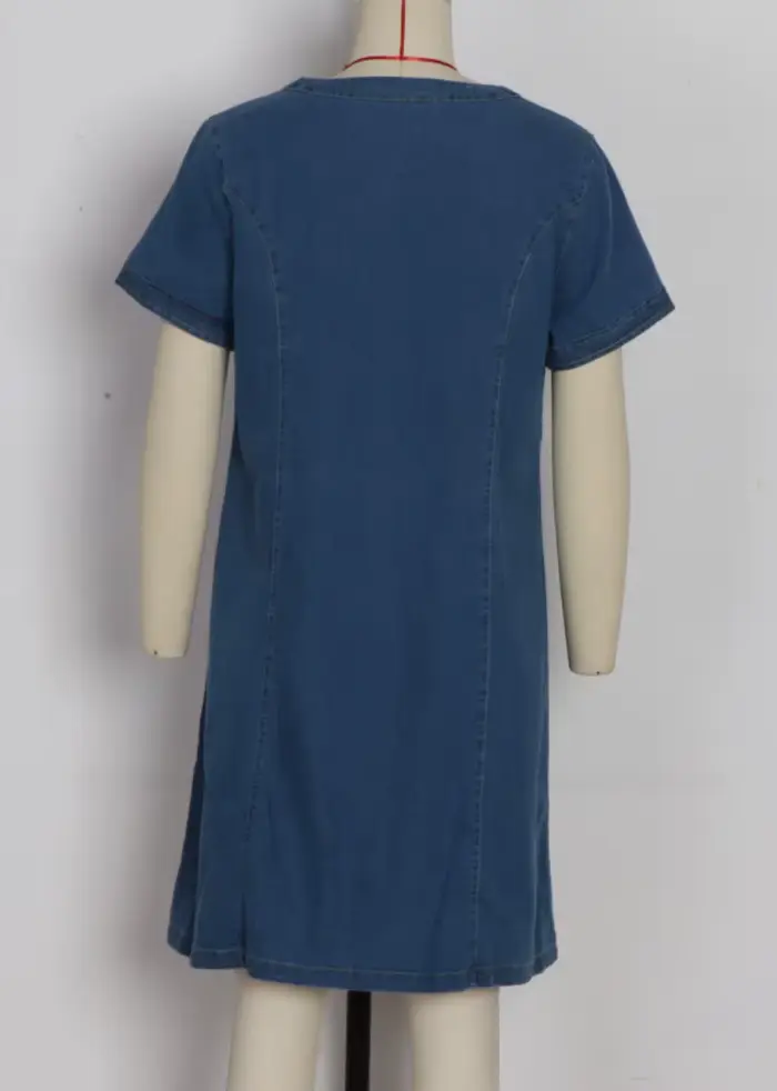 Robe en jean pour femme