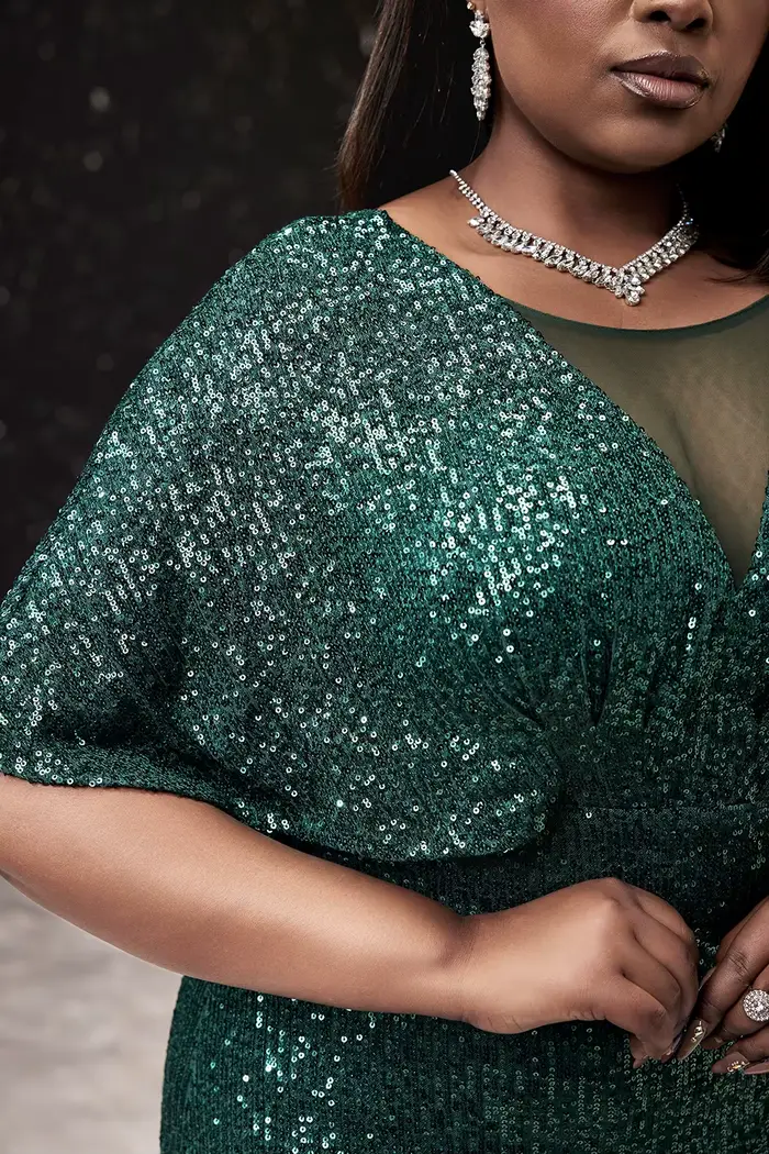 Robe de soirée élégante pour grande taille