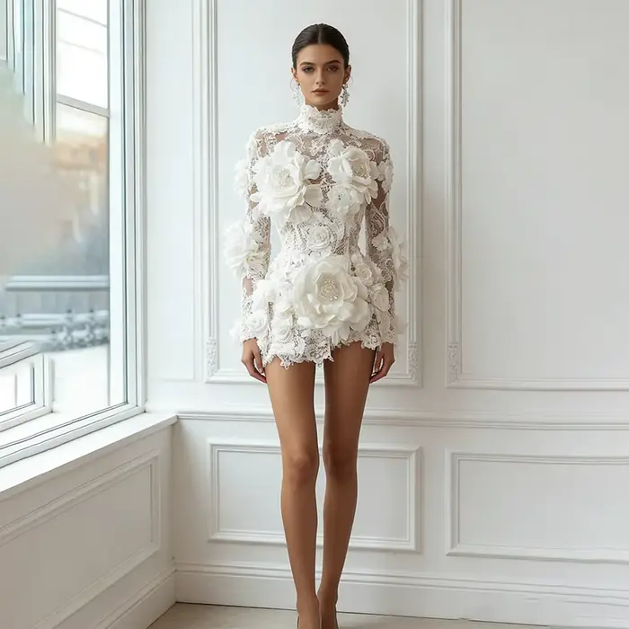 Mini robe de Cocktail exquise pour femmes