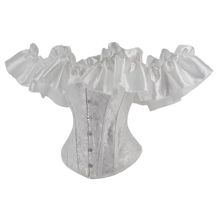 Corset blanc pour mariée