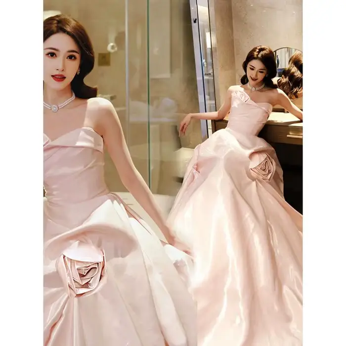 Robe de mariée Rose 3d